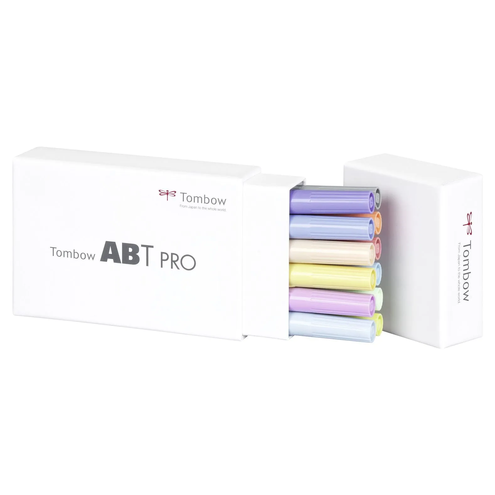 ABT PRO Dual Alcohol-Based Marker Pens - Set of 12 Pastel Colours