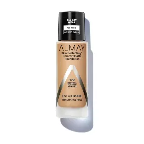 ALMAY - Skin Perfecting Comfort Matte Foundation Neutral Toasted Almond 190 - 1 fl oz (30 ml)