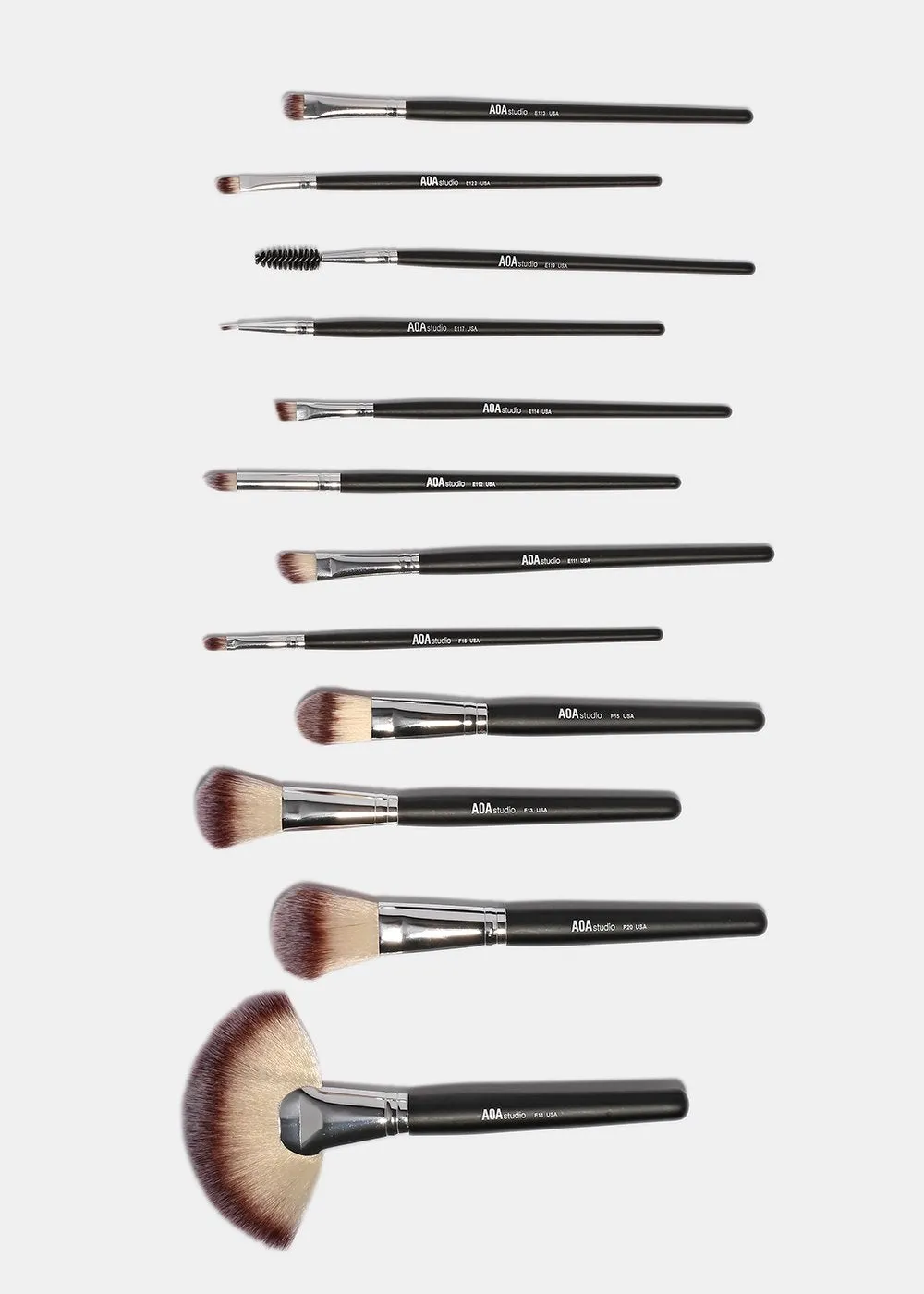 AOA 12-Piece AM Brush Set