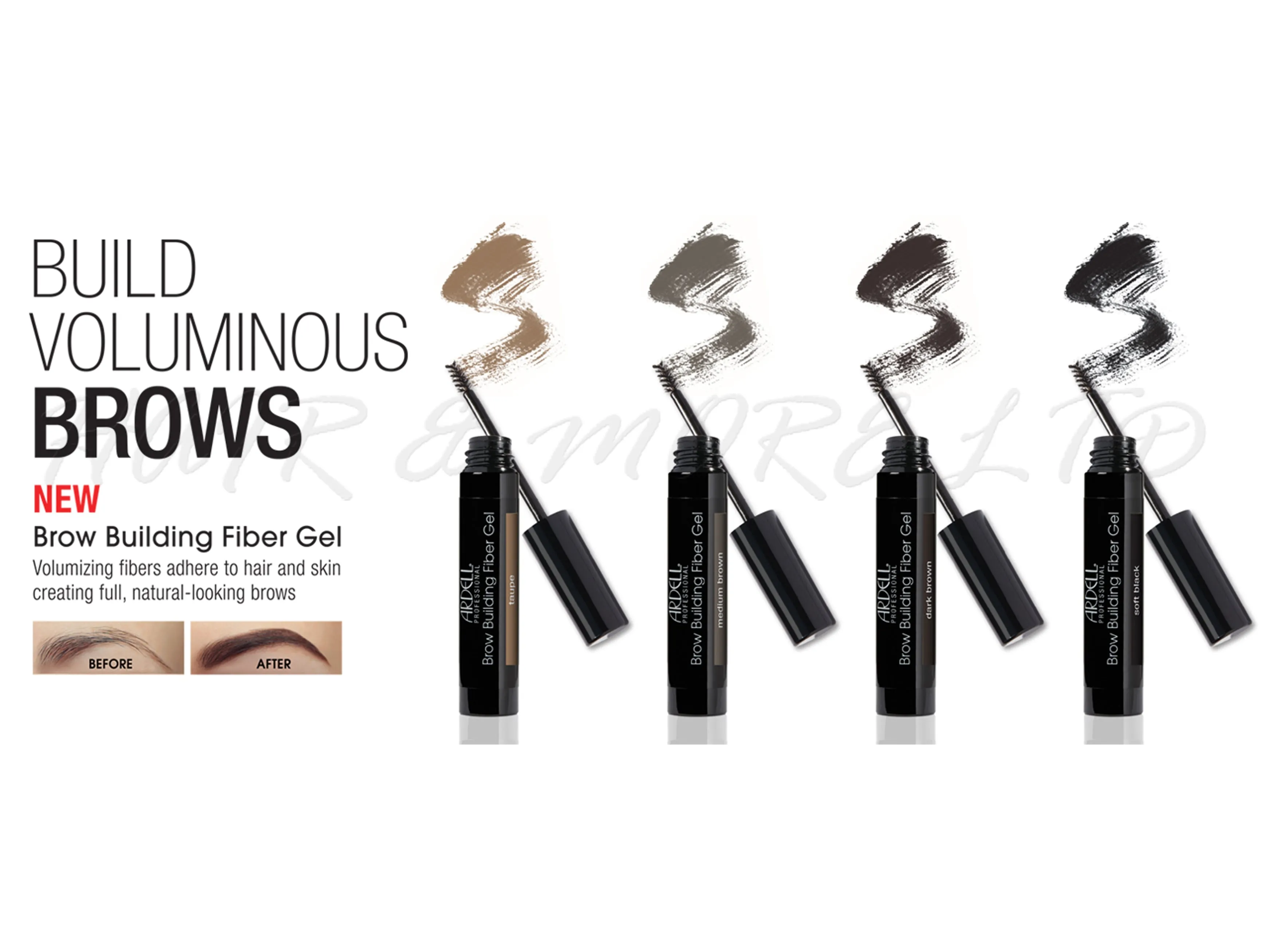 Ardell Professional Brow Building Fibre Gel - Medium Brown