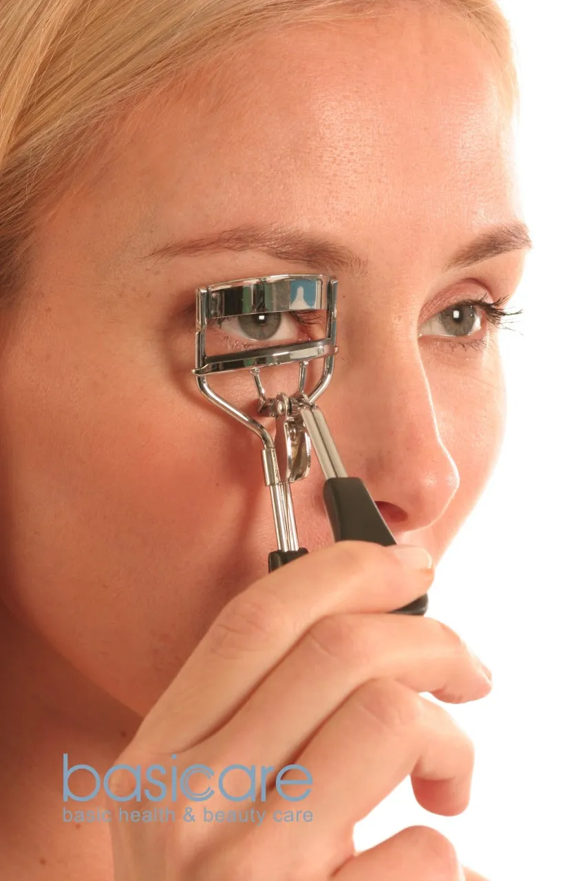 Basicare Ergonomic Eyelash Curler With Black Plastic Handles