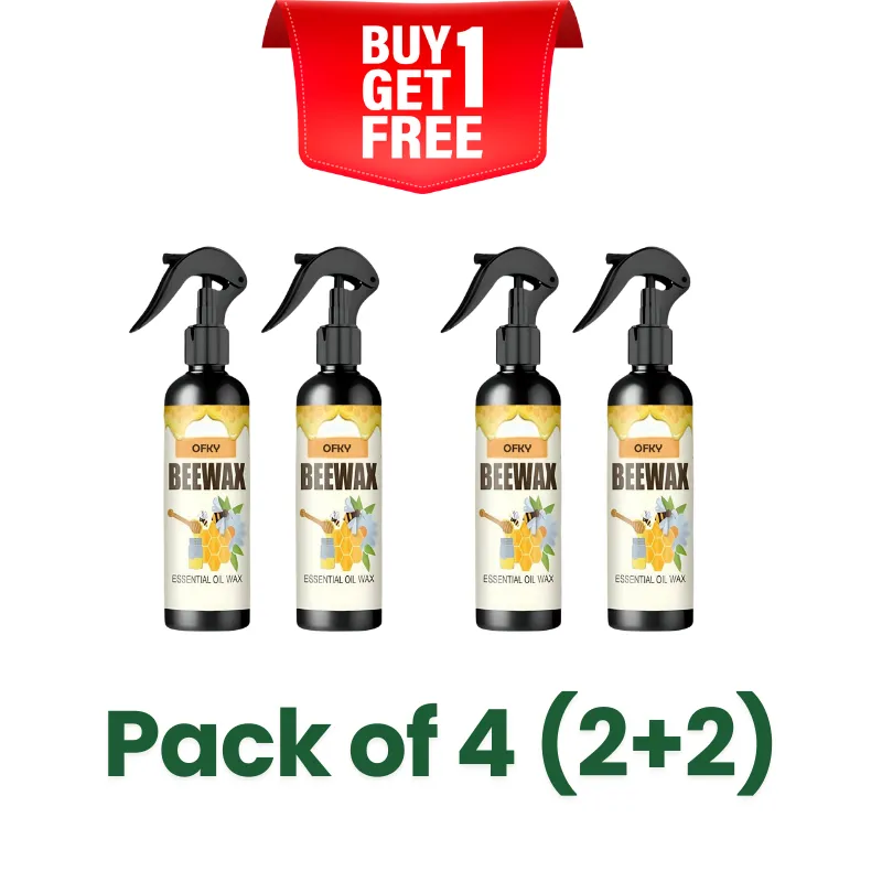 Beeswax Spray for Wood, Furniture & Floors – 120 ml ( Pack of 2 & 4 )