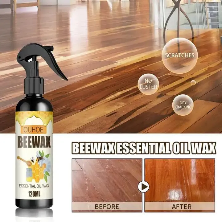 Beeswax Spray for Wood, Furniture & Floors – 120 ml ( Pack of 2 & 4 )