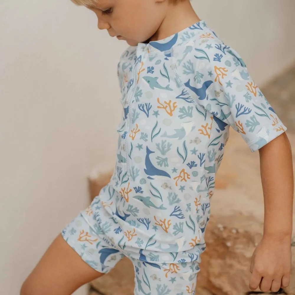 Boys Swim Shorts Ocean Dreams Blue