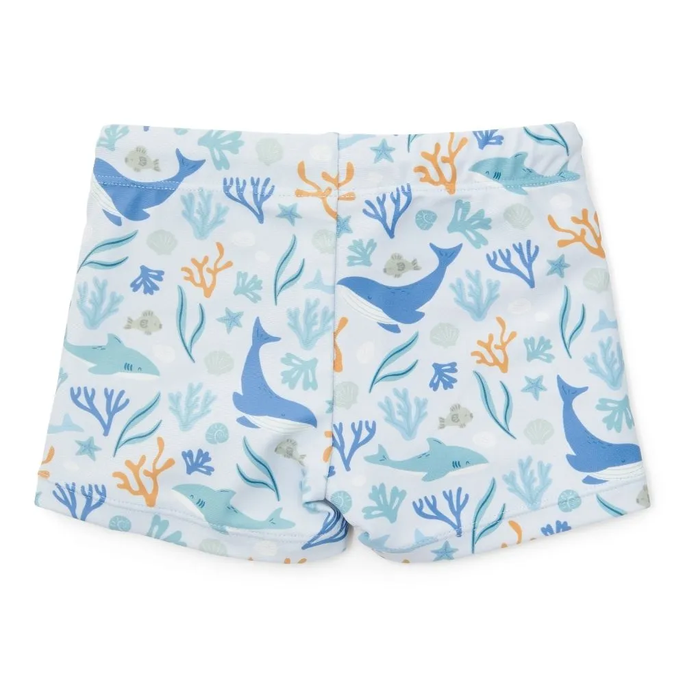 Boys Swim Shorts Ocean Dreams Blue