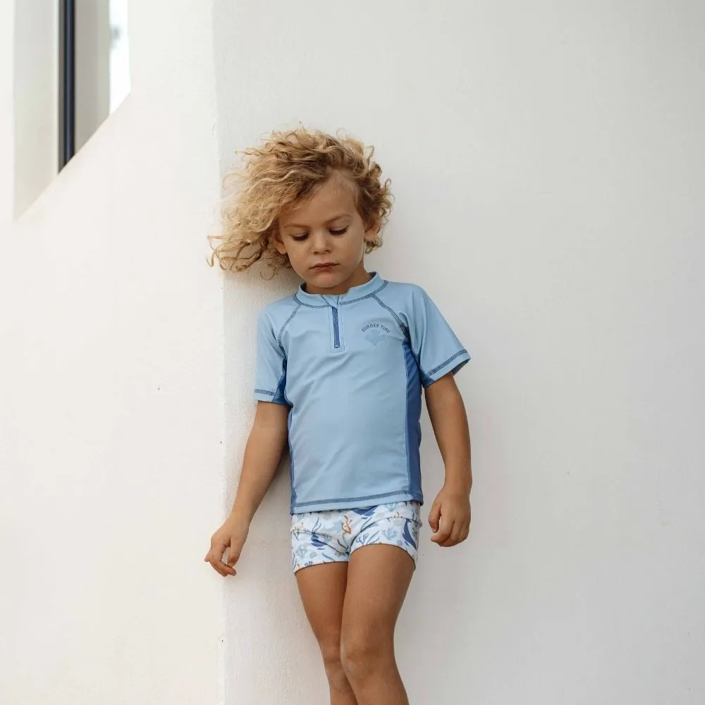 Boys Swim Shorts Ocean Dreams Blue