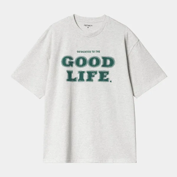 Carhartt WIP Mist T-Shirt - Ash Heather / Chervil