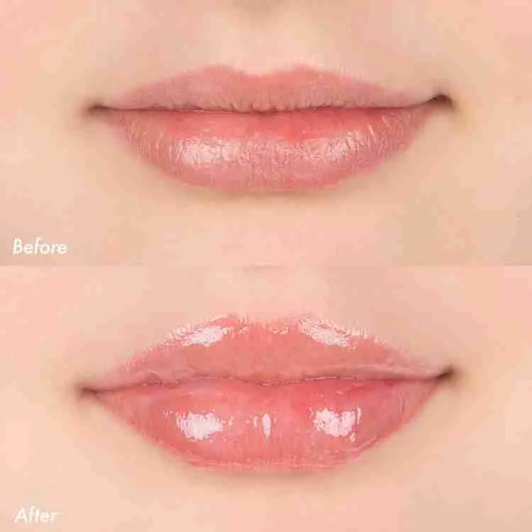 Confetti Filled Heart Shape Lip Gloss