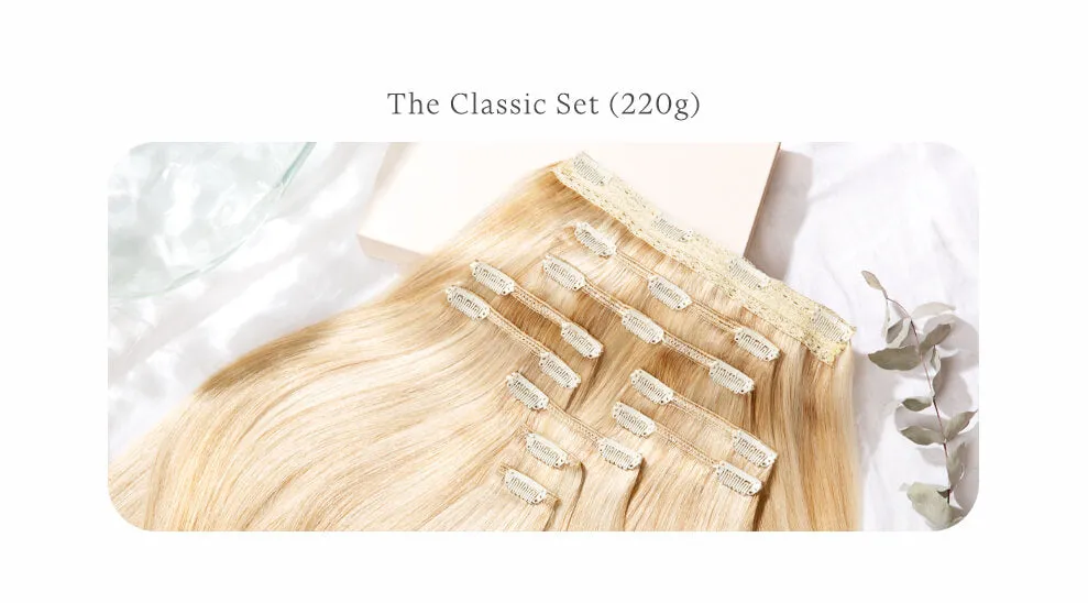 Dark Brown, 20" Classic Clip-In Hair Extensions, #2 | 220g