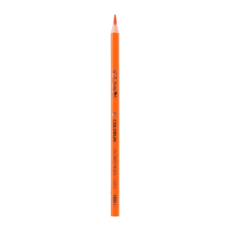 Deli Colored Pencil Tin Tube 24C