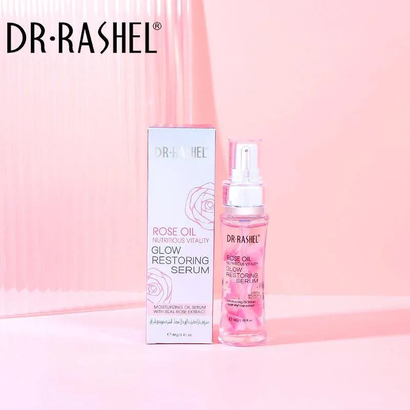 Dr.Rashel Rose Oil Moisturizing Glow Restoring Serum 40Ml Drl-1454
