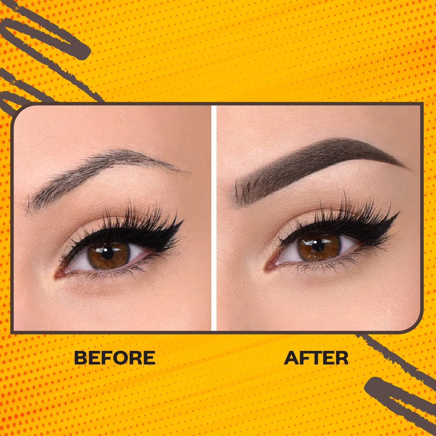 Faces Canada Brow Defining Pencil | Gel Gliding Formula | No Transfer | Waterproof | Long Lasting |Intense Color |Paraben & Mineral Oil Free |Tan 1.2g
