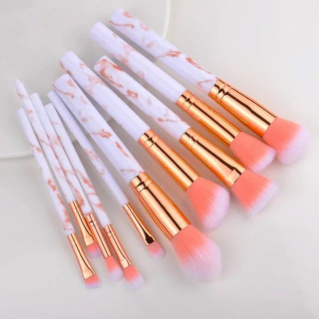 FLD5/15Pcs Makeup Brushes Tool Set Cosmetic Powder Eye Shadow Foundation Blush Blending Beauty Make Up Brush Maquiagem