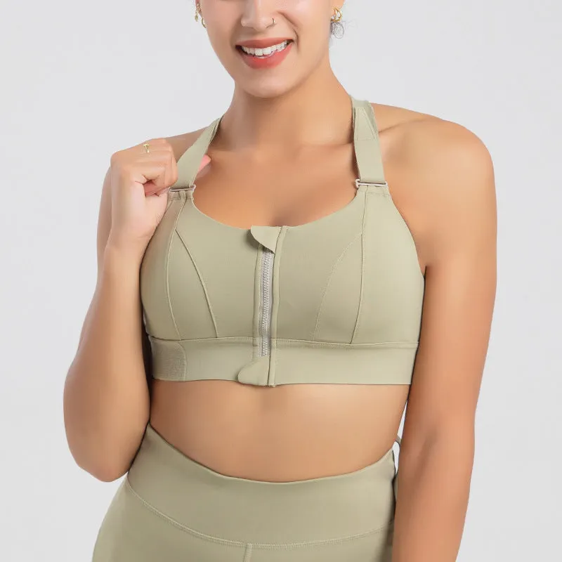 Front Zipper Seamless Bra Push Up Bras For Women Plus Size