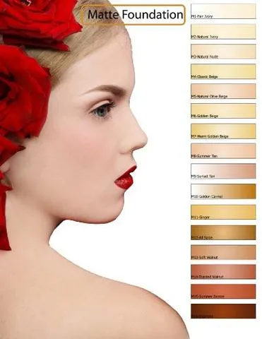 Glam Air Airbrush Water-based Foundation in 5 Assorted Light Matte Shades (for Normal To oily Light/Fair skin)M1-M5