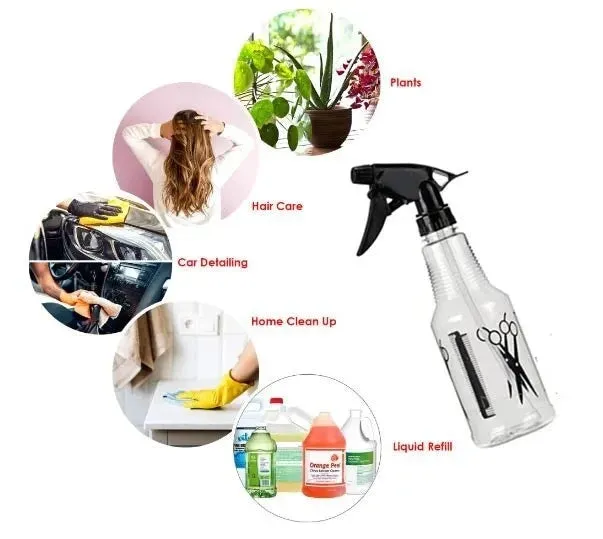 Hairdressing Spray Bottle Salon Barber Hair Tools Water Sprayer 500ml