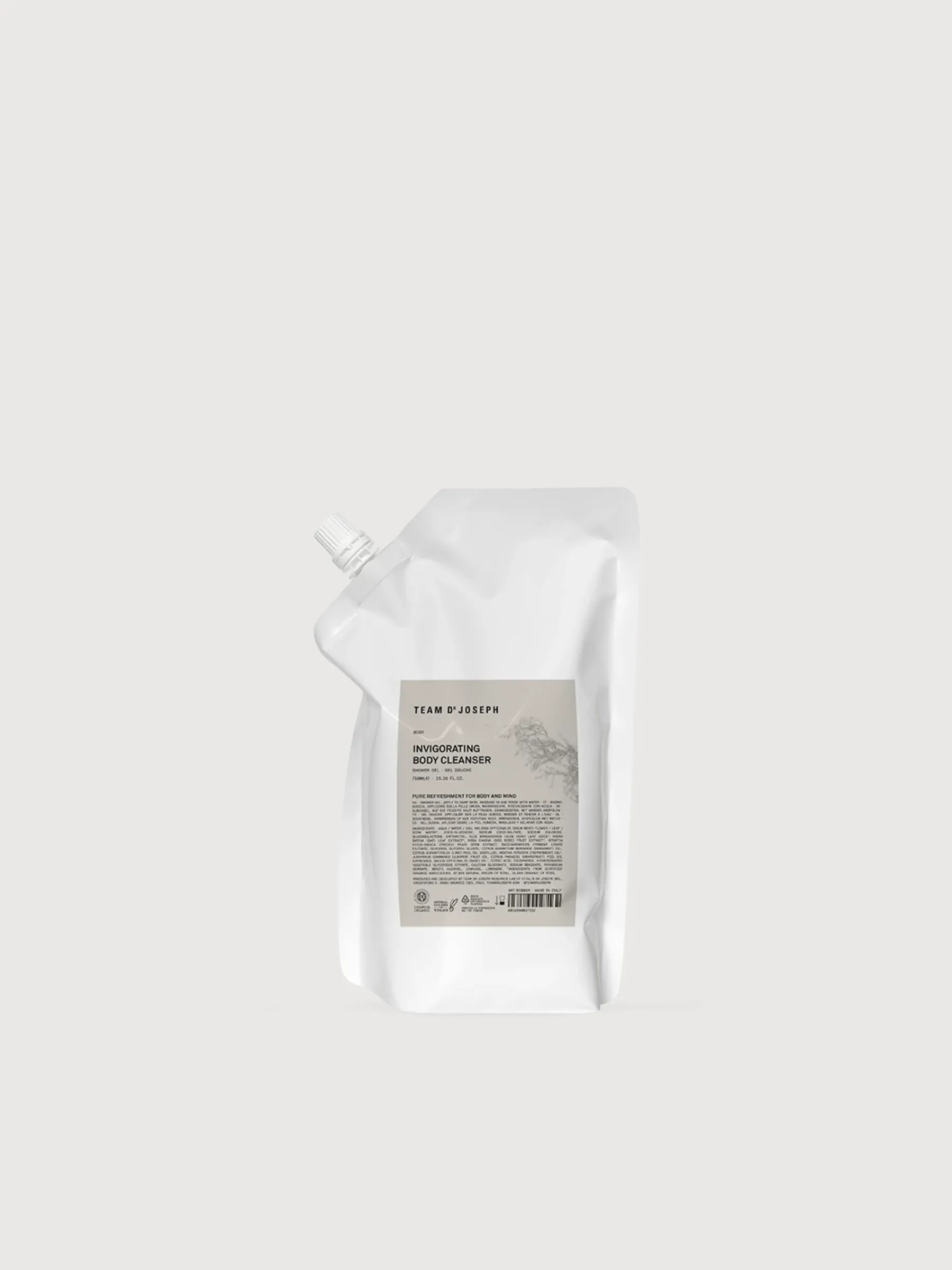 Invigorating Body Cleanser Refill 750ml | Team Dr Joseph