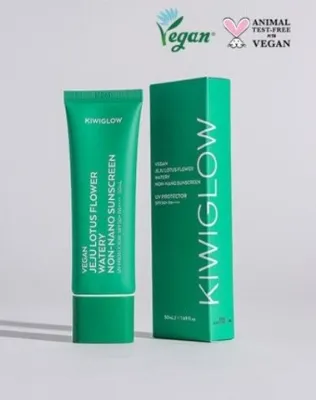 KIWIGLOW Vegan Jeju Lotus Watery Inorganic Non-nano Sun Cream SPF50  PA     50ml