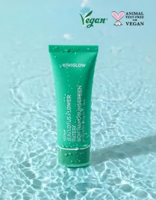 KIWIGLOW Vegan Jeju Lotus Watery Inorganic Non-nano Sun Cream SPF50  PA     50ml