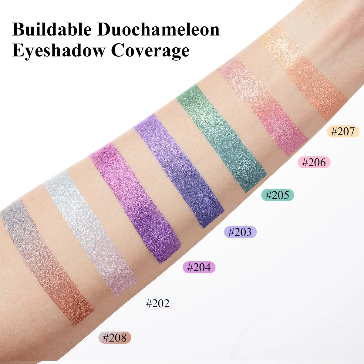 Luxaza - Multichrome Eyeshadow Stick #206 - Pale Blush