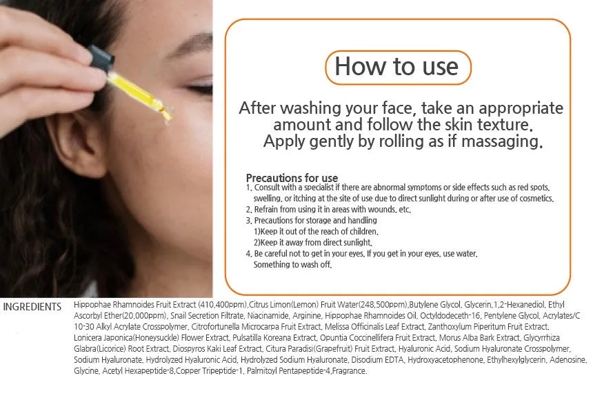 Made in Korea Active Vitamin C Ampoule Serum(30ml 30ml)