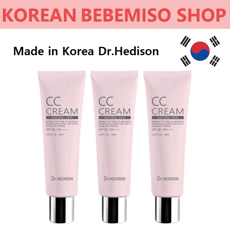 Made in korea Dr.Hedison CC CREAM SPF 38/PA    50ml x 3EA