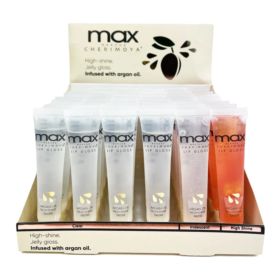 Max Lip Gloss Argan Oil Lip Gloss  (48 units)