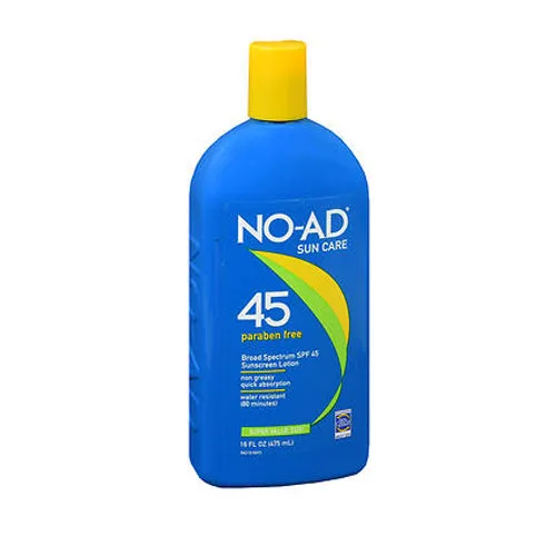 No-Ad Sunblock Lotion Spf 45 16 oz By No-Ad