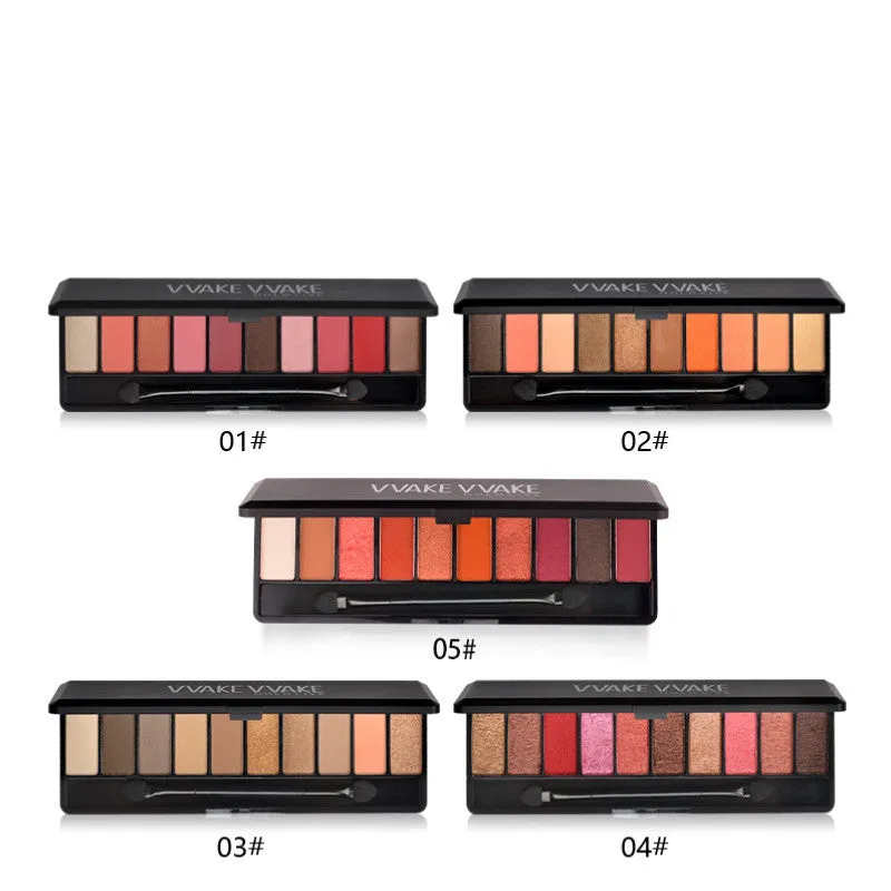 Pearly Matte Waterproof Eyeshadow Palette