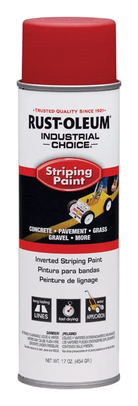 Rust-Oleum Industrial Choice Red Inverted Striping Paint 18 oz