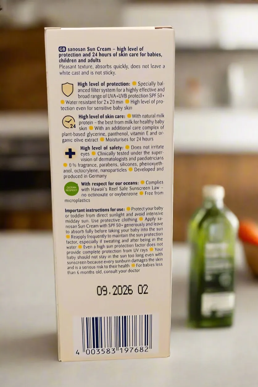 Sanosan Baby Sun Cream SPF 50  75 Ml