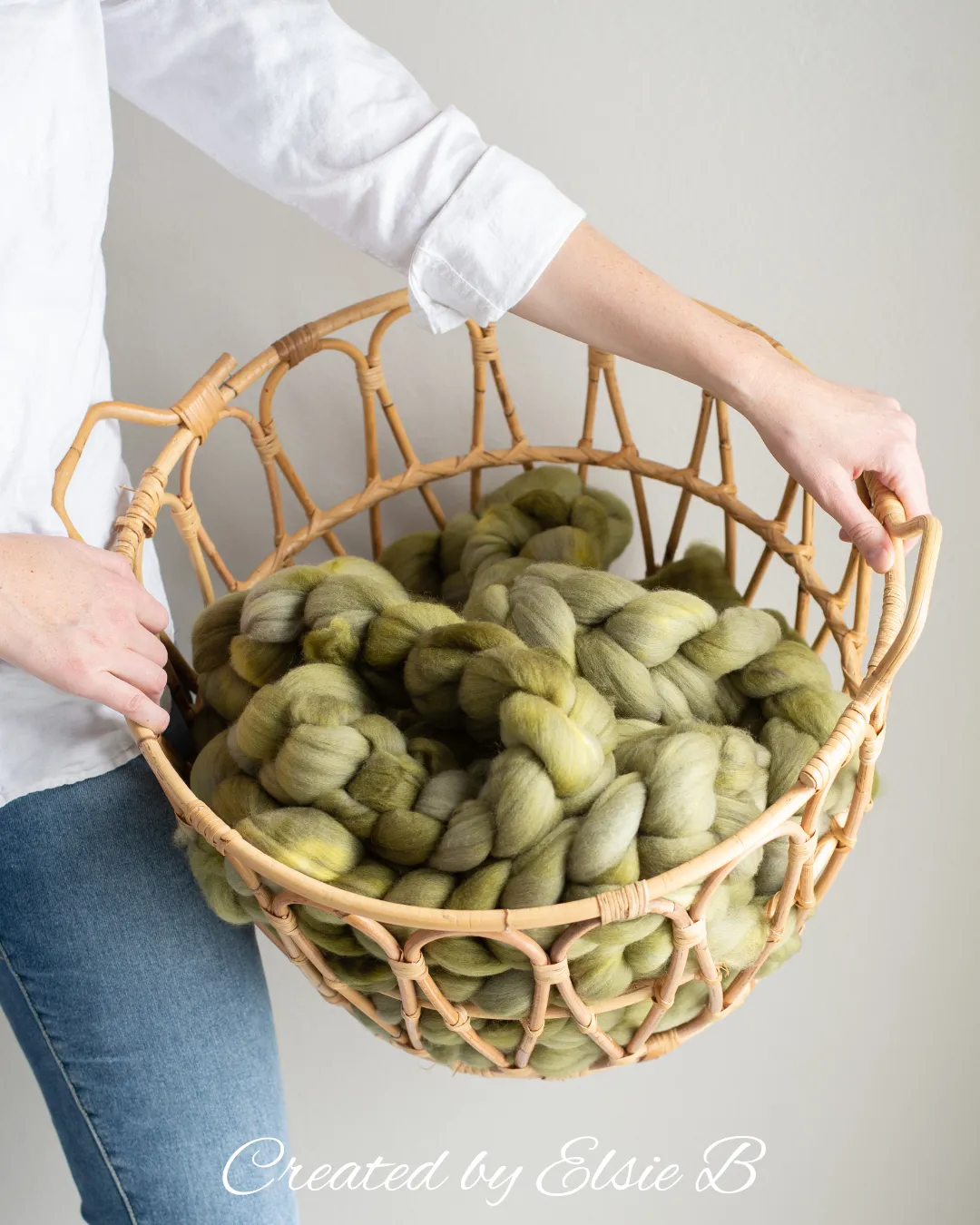 'Spanish Moss' Organic Merino 4 oz
