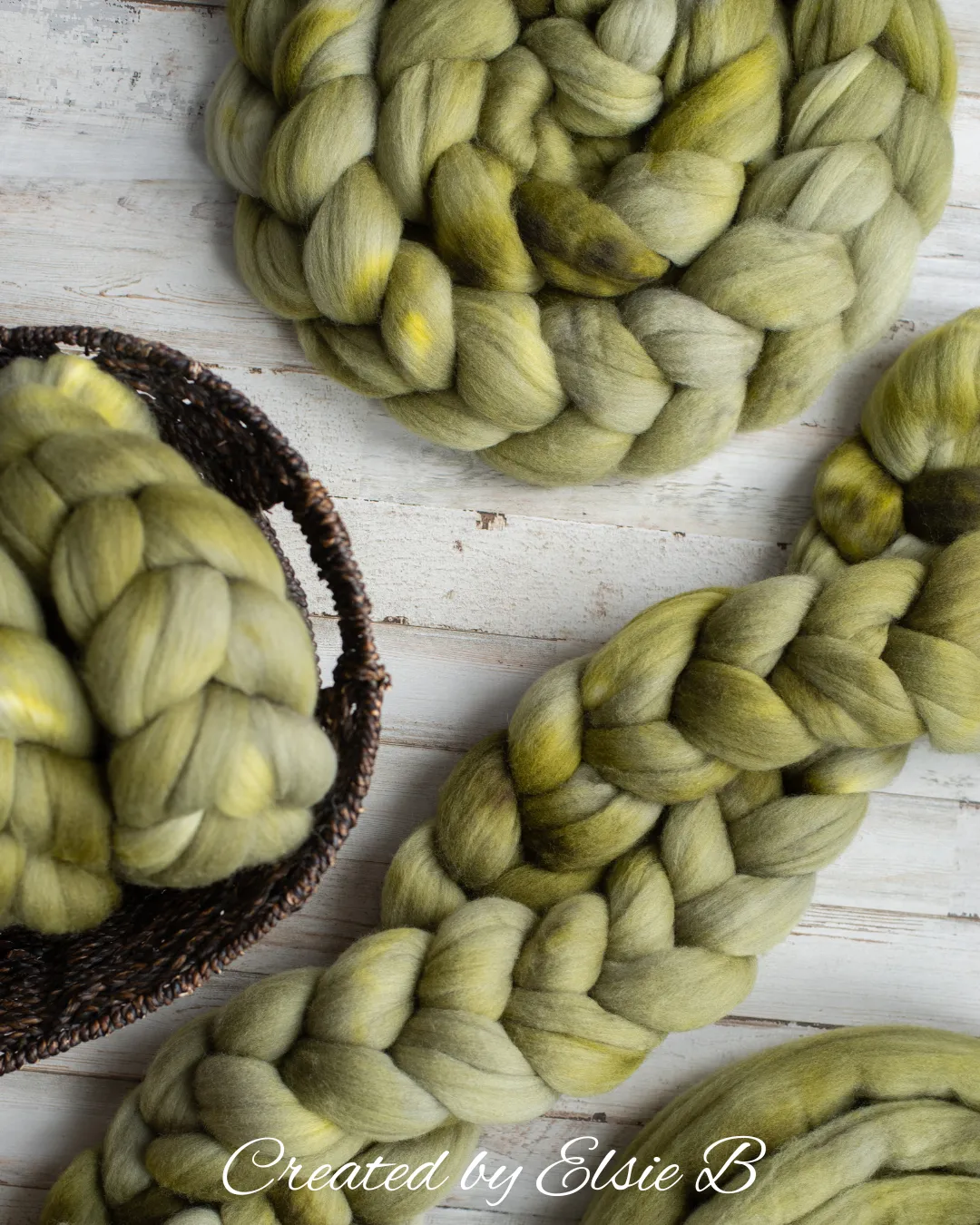 'Spanish Moss' Organic Merino 4 oz