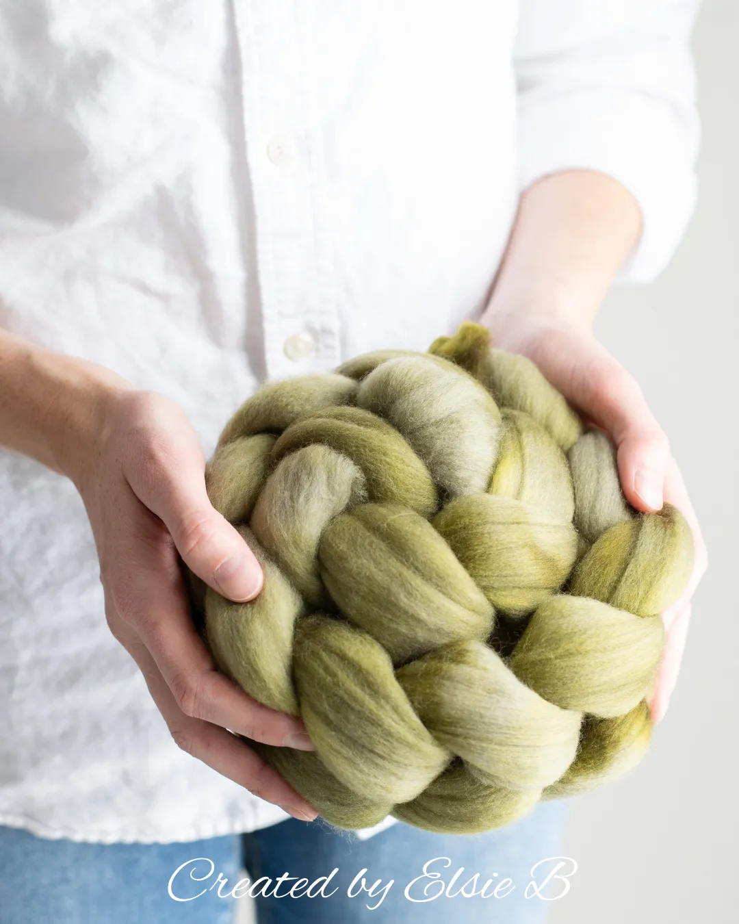 'Spanish Moss' Organic Merino 4 oz