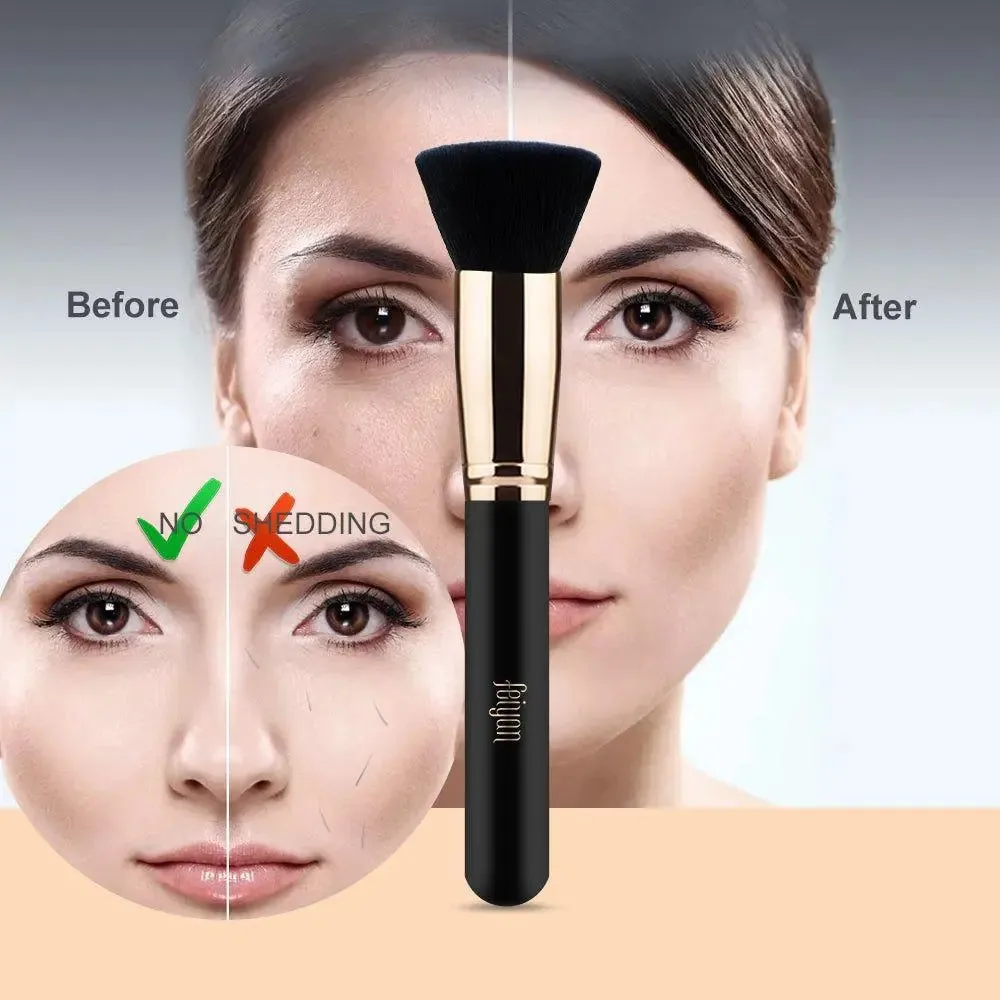Wood Handle Makeup Brush Set
